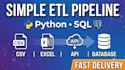 build a simple etl pipeline using python and sql