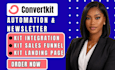 setup convertkit newsletter convertkit email sequence kit email automation