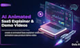 create a saas explainer video saas demo video animation saas product demo