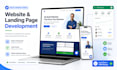build your website or landing page with live chat