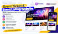 design event website event ticket eventin with woocommerce website