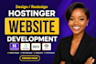 design roofing, hvac, plumber, construction website design hostinger website