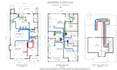do 2d construction architectural floor plan hvac mep permit drawing residential