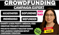 create and promote your gofundme crowdfunding campaign