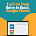 create professional invoice and excel data entry