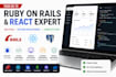 develop or fix your ruby on rails and react application