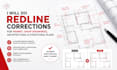 do redline corrections for permit shop drawings, architectural structural plans