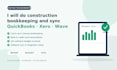 do construction bookkeeping in redteam buildxact stack sync quickbooks xero