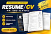 redesign your resume into a modern professional CV