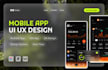 mobile app UX UI design, ios and android UI design in figma