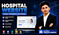 build a hospital website with appointment system