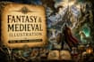 create fantasy and medieval style illustration