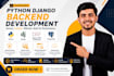 build django rest API and python backend web application