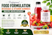 do food formulation, beverage, and vitamin gummies recipe development