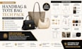 design handbag and tote bag tech pack for private label brands custom utility
