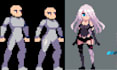 create 8 bit, 32 bit 2d pixel art, animation, sprite sheet, game assets, animate