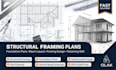 draw structural framing plan foundation plan retaining wall design