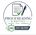 professionally proofread, edit and correct english grammar