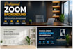 create a professional zoom virtual bckground