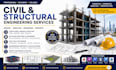 provide beam, column, slab and footing structural design with autocad drawings