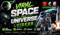 create cinematic space documentary videos
