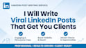 ghostwrite viral linkedin posts for finance coaches and ceos