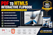 convert PDF to HTML5 interactive flipbook with responsive design