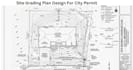design grading plan, erosion control, site plan and utility plan