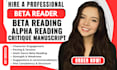 beta read critique, romance beta reader, alpha beta reader, beta reader fantasy