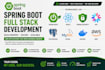 develop full stack spring boot and react web applications