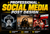 create professional social media post design