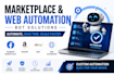 develop facebook marketplace bot, automation bot,   amazon, ebay and web bot