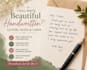 write beautiful handwritten letters, notes and cards