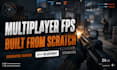 build a multiplayer fps game in unreal engine with dedicated server support