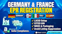 do germany lucid epr registration, amazon epr, citeo, bdo compliance