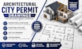 create architectural city permit drawings for building permit