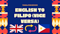 translate your content english to filipino and filipino to english