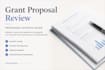 professionally review and improve your grant proposal and