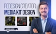 redesign your outdated influencer, ugc creator media kit in editable canva