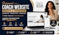 coach website design redesign coaching booking system coach landing page design
