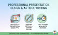 do professional content writing and presentation design