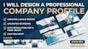 create a corporate company profile document that builds trust