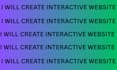 create animated website interactive website static website