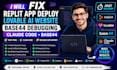 fix replit app deploy lovable ai website base44 debugging claude code base44