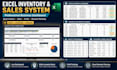 create a professional excel inventory sales and stock tracker