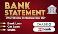 bank statement bank statement PDF to editable format as u need