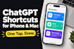 create custom chatgpt apple shortcuts for iphone, ipad and mac workflows