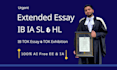 manually do ib sl and hl ia and extended essay