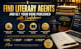 find literary agents write query letter synopsis and book proposal