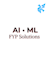 build ai and machine learning solutions for your fyp